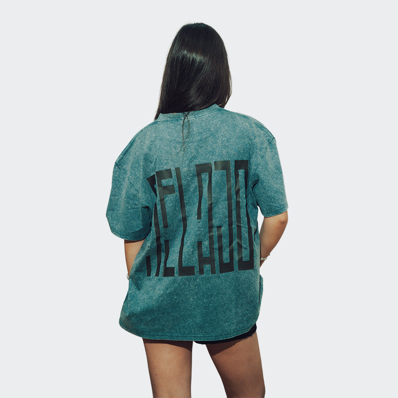Remera oversized Relajo Sunset, vista 1