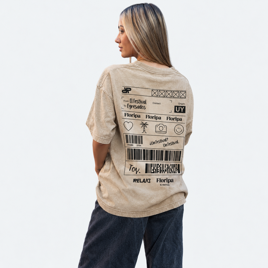 Remera Oversized Relajo — Floripa code