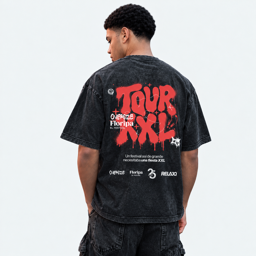 Remera Oversized Relajo — Tour XXL