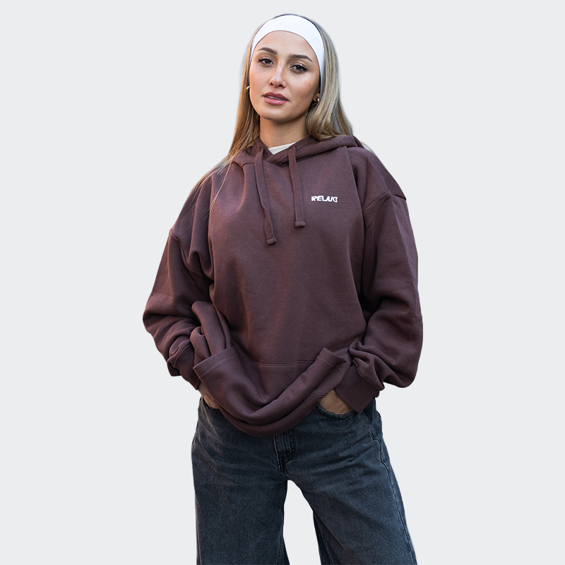 Hoodie oversized Relajo Crew Streetwear, vista 3