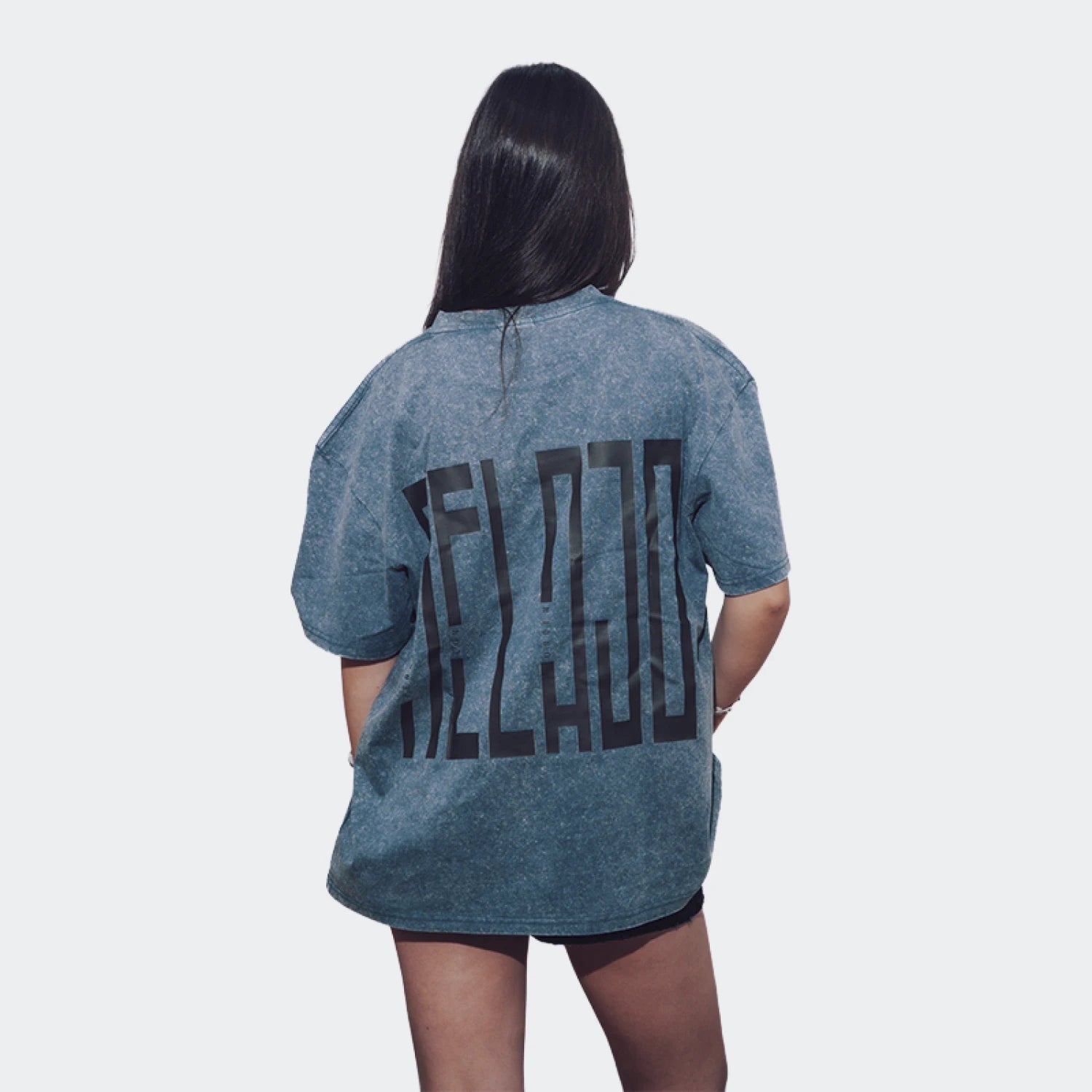 Remera Relajo Distortion - Azul