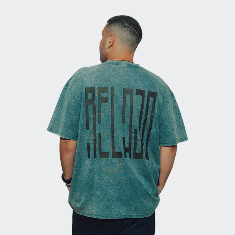Remera oversized Relajo Sunset, vista 3