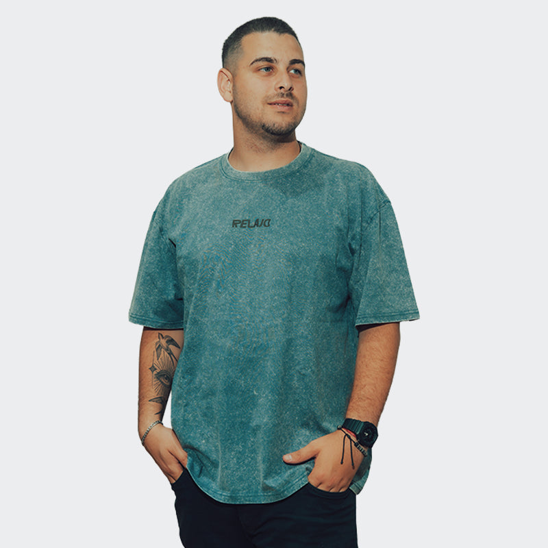 Remera oversized Relajo Sunset, vista 4